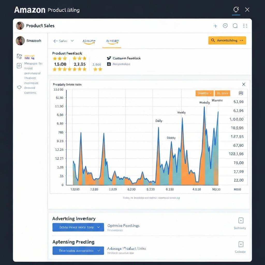 Amazon SEO Optimization Dashboard
